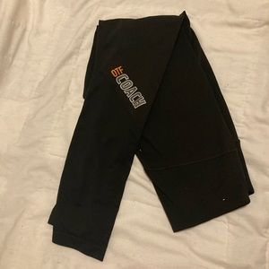 Women’s Orangetheory crop leggings with mesh ankles